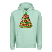 Seafoam chocolate christmas cookie cake Premium Hoodie - FaDigitalArtStudio