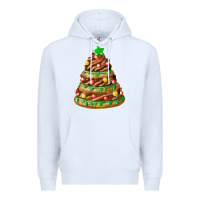 White chocolate christmas cookie cake Premium Hoodie - FaDigitalArtStudio