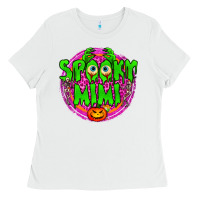White spooky mimi Ladies Tee - BundleAndBundleShop