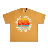 Peanut Butter sunrise sunburn sunset repeat retro vintage gift vacation t shirt Urban Heavy Tee - tuanDangUi