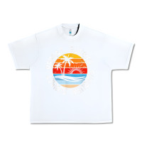 White sunrise sunburn sunset repeat retro vintage gift vacation t shirt Urban Heavy Tee - tuanDangUi