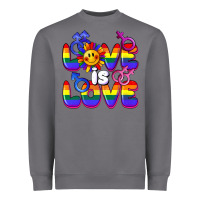 Storm Love is love Heavyweight Sweatshirt - FaDigitalArtStudio