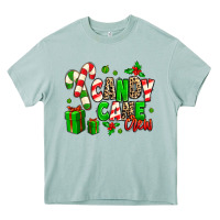 Arona Candy Cane Crew Heavy Core Tee - MaliasSmallBusiness