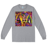 Heather Grey mardi gras gnome Long Sleeve Tee - CowGirlArtShop