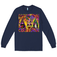 Navy mardi gras gnome Long Sleeve Tee - CowGirlArtShop