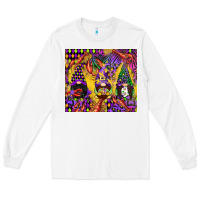 White mardi gras gnome Long Sleeve Tee - CowGirlArtShop