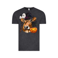 Vintage Black Boo Heifer Cow Halloween Vintage Tee - texasbilliewilder
