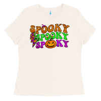 Bone spooky with lightning bolt Ladies Tee - BundleAndBundleShop