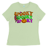 Matcha spooky with lightning bolt Ladies Tee - BundleAndBundleShop