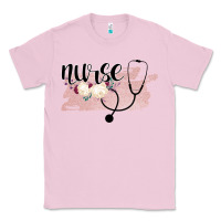 Bubblegum Pink Nurse Floral Classic Tee - Bettercallsaul