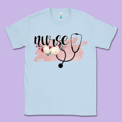 Nurse Floral Classic Tee Designed By Bettercallsaul