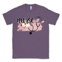 Lavender Nurse Floral Classic Tee - Bettercallsaul