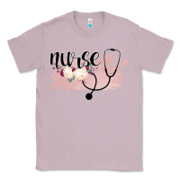 Lilac Nurse Floral Classic Tee - Bettercallsaul