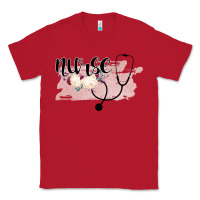 Red Nurse Floral Classic Tee - Bettercallsaul