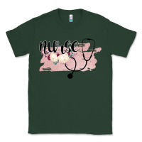 Sports Green Nurse Floral Classic Tee - Bettercallsaul