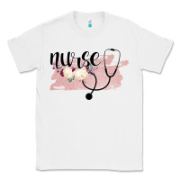 White Nurse Floral Classic Tee - Bettercallsaul