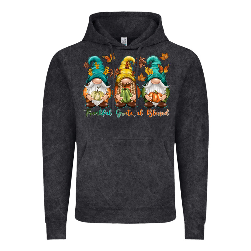 Thankful Grateful Blessed Vintage Hoodie by NancyCooperArtShop | Teevron