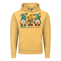 Vintage Mustard Thankful grateful blessed Vintage Hoodie - NancyCooperArtShop