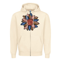 Sandshell american sunflower Zipper Hoodie - BundleAndBundleShop