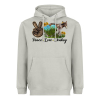 Moon Dust Peace Love Donkey Heavyweight Hoodie - LillyAllenDesigns