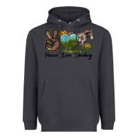 Smoke Peace Love Donkey Heavyweight Hoodie - LillyAllenDesigns