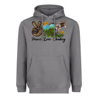 Storm Peace Love Donkey Heavyweight Hoodie - LillyAllenDesigns