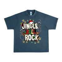 Midnight Navy Jingle bell rock Urban Heavy Tee - NancyCooperArtShop