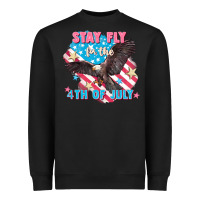 Black Stay fly for the 4th of July Heavyweight Sweatshirt - FaDigitalArtStudio