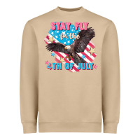 Mushroom Stay fly for the 4th of July Heavyweight Sweatshirt - FaDigitalArtStudio
