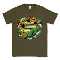 Army Green Aguascalientes State Of Mexico Map Classic Tee - RanaPortraitStore