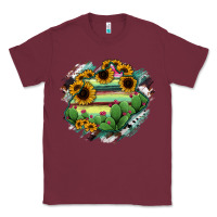 Burgundy Aguascalientes State Of Mexico Map Classic Tee - RanaPortraitStore