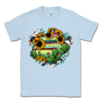 Dusty Blue Aguascalientes State Of Mexico Map Classic Tee - RanaPortraitStore