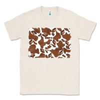 Natural distressed chocolate milkshake cowhide Classic Tee - RanaPortraitStore