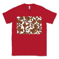 Red distressed chocolate milkshake cowhide Classic Tee - RanaPortraitStore