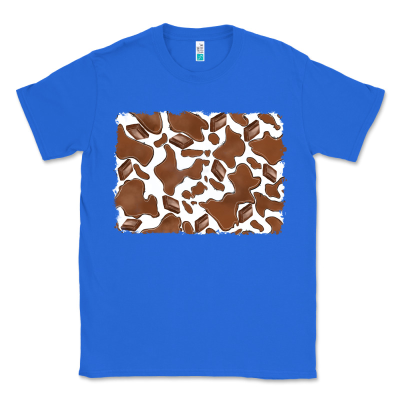 Distressed Chocolate Milkshake Cowhide Classic Tee by RanaPortraitStore | Teevron