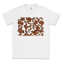White distressed chocolate milkshake cowhide Classic Tee - RanaPortraitStore