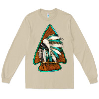 Mushroom indian headdress arrowhead Long Sleeve Tee - Jasminsmagicworld