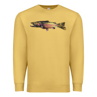Antique Gold Steelhead Trout Premium Sweatshirt - LillyAllenDesigns