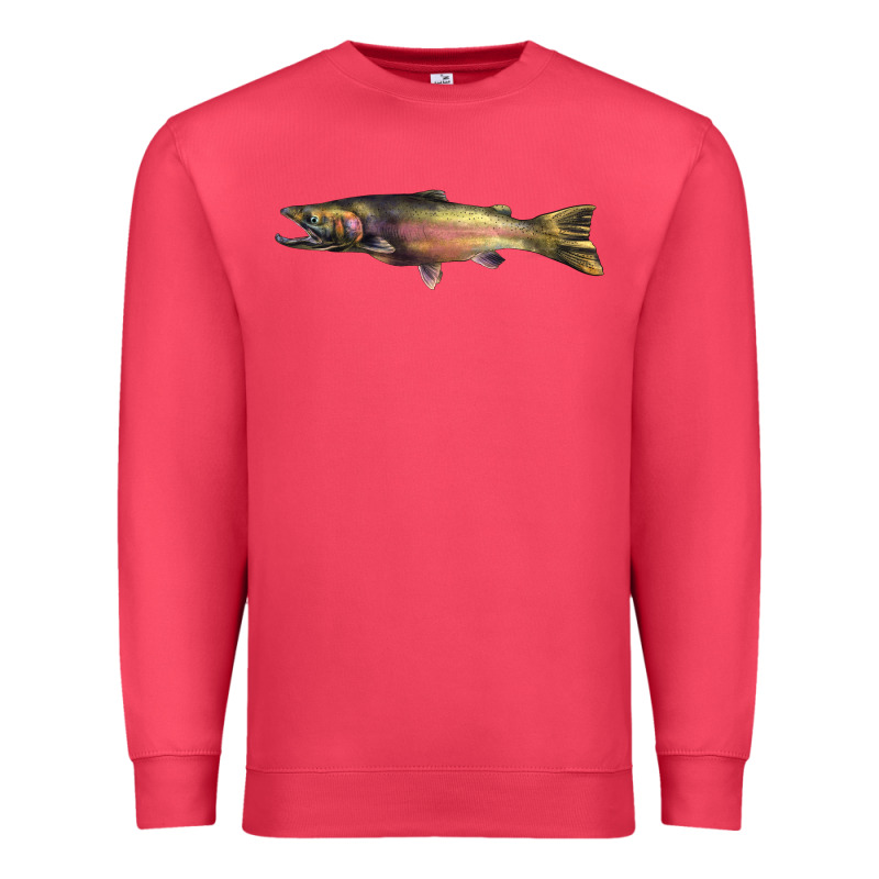 Steelhead Trout Premium Sweatshirt by LillyAllenDesigns | Teevron