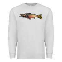 Dove Grey Steelhead Trout Premium Sweatshirt - LillyAllenDesigns