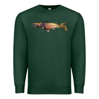 Sports Green Steelhead Trout Premium Sweatshirt - LillyAllenDesigns