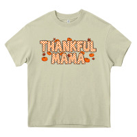 Mossy Thankful Mama Heavy Core Tee - MaliasSmallBusiness