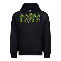 Black papa  lightning camouflage Urban Hoodie - BarkalooDesign
