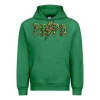 Emerald papa  lightning camouflage Urban Hoodie - BarkalooDesign