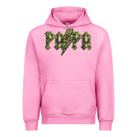 Fuchsia Pink papa  lightning camouflage Urban Hoodie - BarkalooDesign