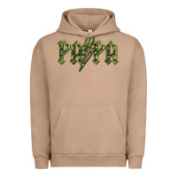 Pigment Burro papa  lightning camouflage Urban Hoodie - BarkalooDesign