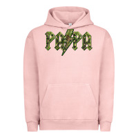 Pigment Salmon papa  lightning camouflage Urban Hoodie - BarkalooDesign