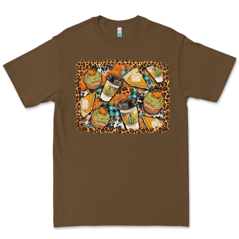 Autumn Distressed Background Premium Tee by BundleAndBundleShop | Teevron