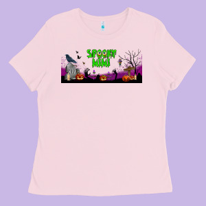 Spooky Mimi Libbey Glass Ladies Tee Designed By Bundleandbundleshop