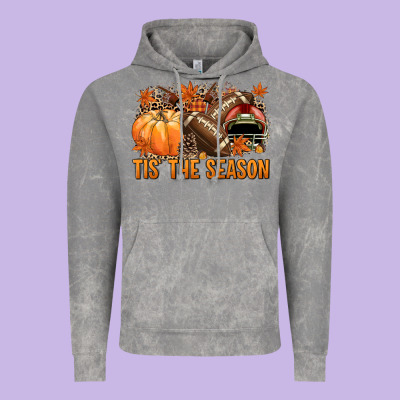 Tis' The Season American Football Vintage Hoodie Designed By Nancycooperartshop